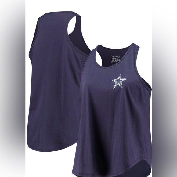 Women's Navy Dallas Cowboys Plus Size 3x
Racerback Tank Top - Picture 2 of 6